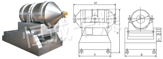 EYH系列二維運動混合機(jī)